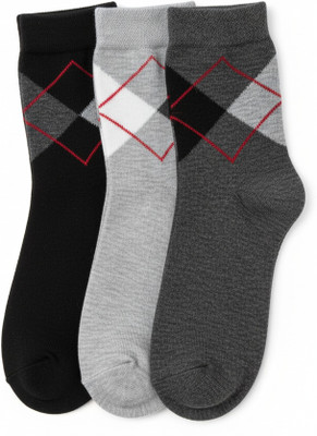 kamlesh Men & Women Argyle Ankle Length(Pack of 3)