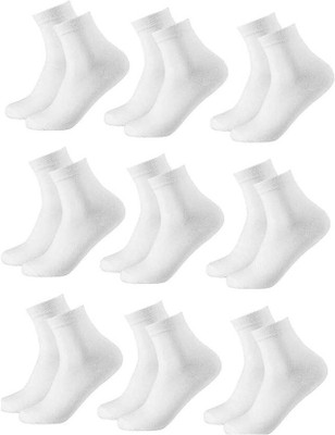 JaRi lifestyle Men & Women Solid Ankle Length(Pack of 9)