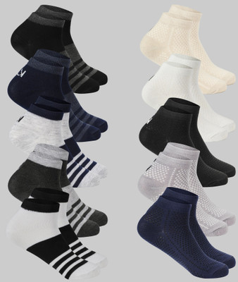 SOXARO Men Ankle Length(Pack of 10)