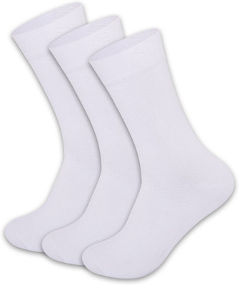 Supersox Men Solid Mid-Calf/Crew(Pack of 3)
