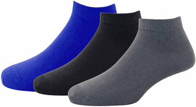 XOALT Unisex Solid Ankle Length(Pack of 3)