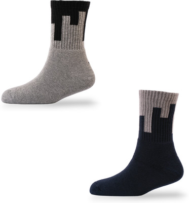 Young Wings Men Self Design Calf Length(Pack of 2)