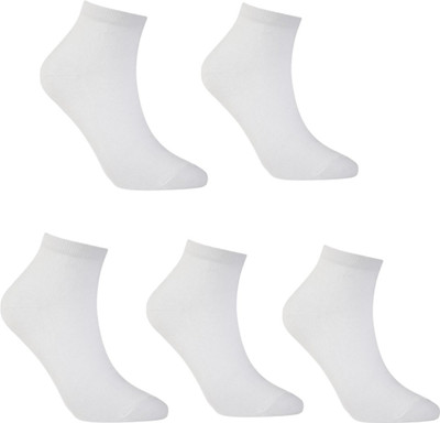 JPT Unisex Solid Ankle Length(Pack of 5)