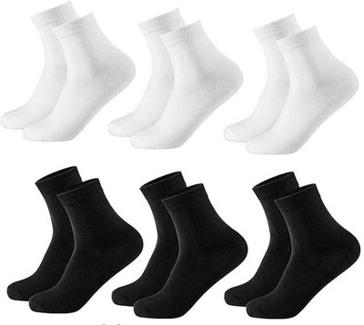 Cavenders Men & Women Solid Ankle Length(Pack of 6)