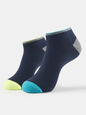 JOCKEY 7052 Compact Cotton Elastane Stretch Men Solid Low Cut(Pack of 2)