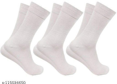 TRAZO Men & Women Self Design Calf Length(Pack of 3)