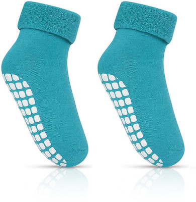 MIKONIKO Boys & Girls Solid Ankle Length, Mid-Calf/Crew