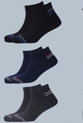 ANKIT TRADERS Unisex Solid Low Cut(Pack of 3)