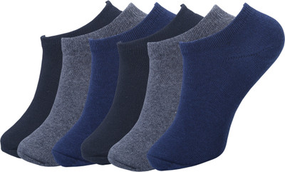 FABdon Men & Women Self Design, Solid Ankle Length(Pack of 6)
