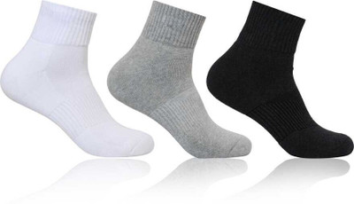 MOZOKA Men & Women Striped Ankle Length(Pack of 3)