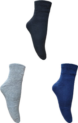 LABOLIA Men & Women Solid Ankle Length, Mid-Calf/Crew(Pack of 3)