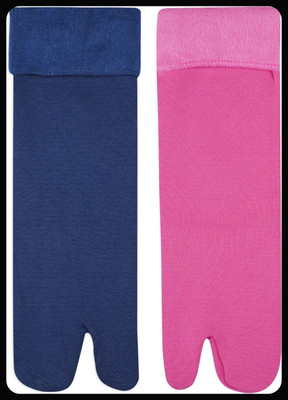 Creeknest Women Solid Mid-Calf/Crew(Pack of 2)