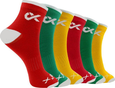 XJARVIS Men & Women Solid Ankle Length(Pack of 6)