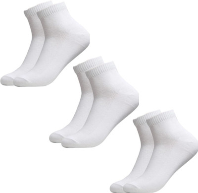 JPT Unisex Solid Ankle Length(Pack of 3)