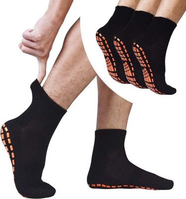 WKLOUYHE Men & Women Striped, Woven Ankle Length(Pack of 3)