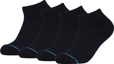 FABdon Men Solid Ankle Length(Pack of 4)