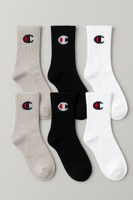 SIZE MATTERS Men & Women Solid, Self Design Ankle Length(Pack of 6)