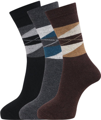 Dollar Men Printed Calf Length(Pack of 3)