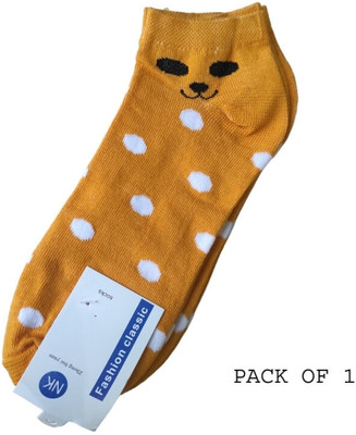 LeafBlu Women Graphic Print, Printed, Striped, Self Design Ankle Length, Low Cut, Peds/Footie/No-Show