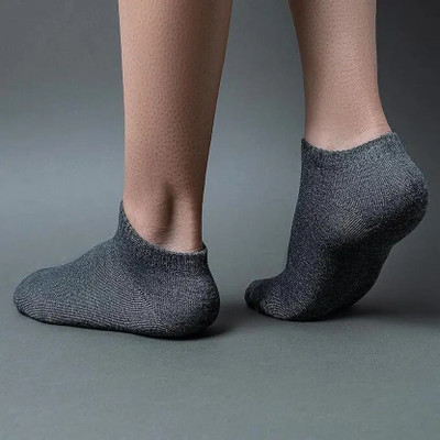 Cozy crazy Men Solid Ankle Length(Pack of 2)