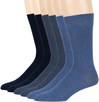 Broova Men Color Block Mid-Calf/Crew(Pack of 3)