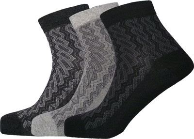 Lux Nitro Men Self Design Ankle Length(Pack of 3)
