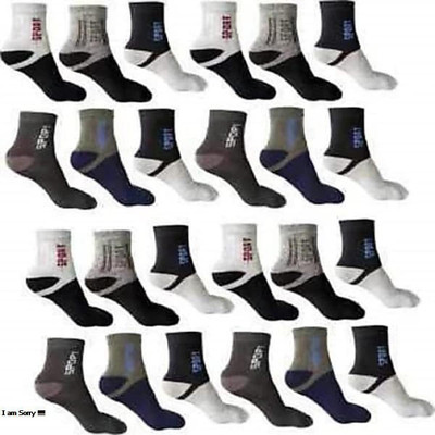 SOXSTER Men Graphic Print Ankle Length(Pack of 12)