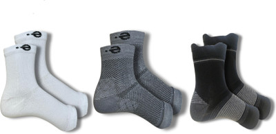 ecosync Unisex Solid Ankle Length(Pack of 3)