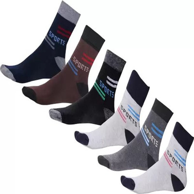 VTSports Men Self Design Ankle Length(Pack of 5)