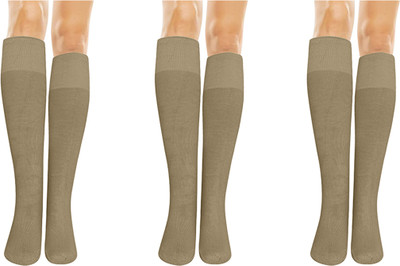 MUKHAKSH Girls Knee High(Pack of 3)