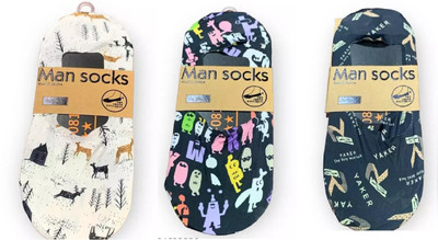 Kolva Men Printed Ankle Length(Pack of 3)