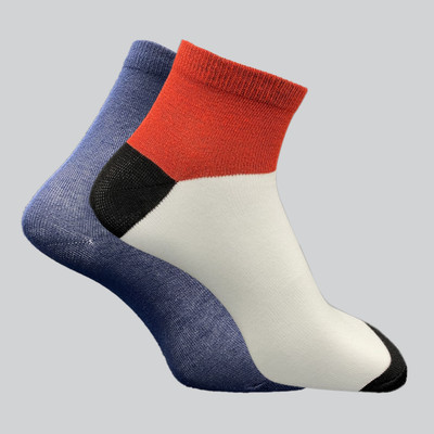 TRAZO Men Self Design Ankle Length(Pack of 2)
