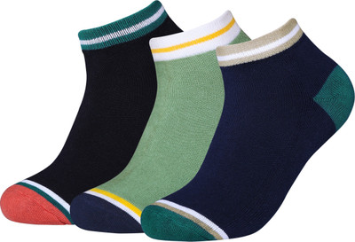 FD REDO Men Solid Ankle Length(Pack of 3)