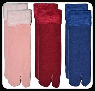 Creeknest Women Solid Ankle Length(Pack of 3)