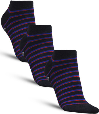 Dollar Men Striped Low Cut(Pack of 3)