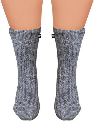 KCSOCKS Men Solid Calf Length