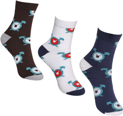 KESHAV SRUSHTI Men & Women Graphic Print Ankle Length(Pack of 3)