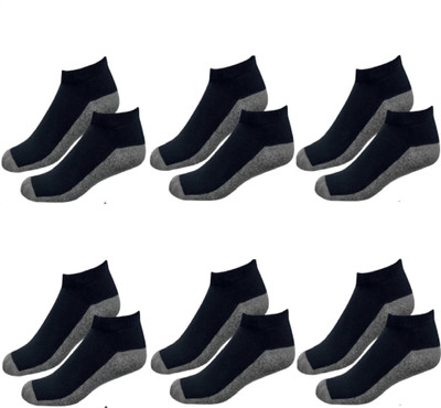 Akeet Trend Men Solid Ankle Length(Pack of 6)