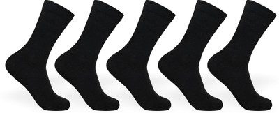 vidhan Men Solid Calf Length(Pack of 5)