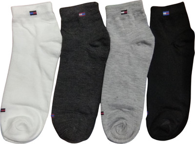 Akeet Trend Men Solid Ankle Length(Pack of 4)