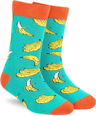 Dynamocks Men & Women Printed Mid-Calf/Crew
