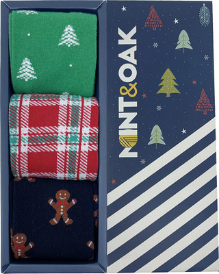Mint and Oak Men Ankle Length(Pack of 3)