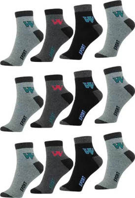 JD DASSSON Men Solid Ankle Length(Pack of 12)