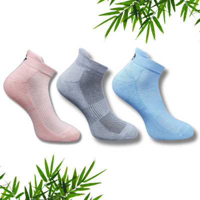 ecosync Men & Women Solid Ankle Length(Pack of 3)