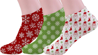 mefunky Men & Women Printed Ankle Length(Pack of 3)