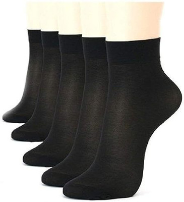 Sunex Women Solid Ankle Length(Pack of 5)