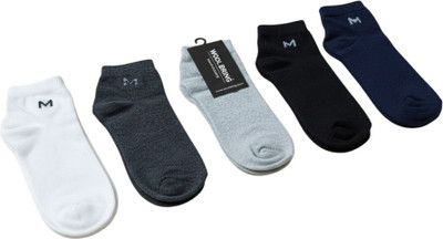 Wool Bring Men & Women Solid Ankle Length(Pack of 5)