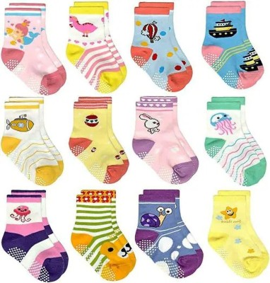 salutor Baby Boys & Baby Girls Mid-Calf/Crew(Pack of 12)