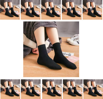 Fighter Men Solid Ankle Length(Pack of 10)