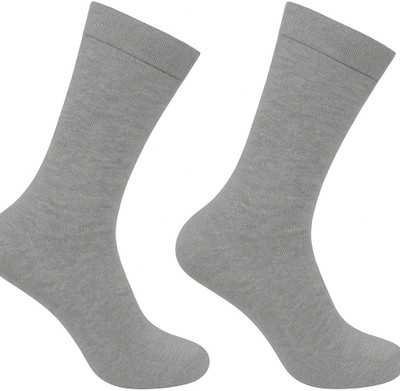 Vibecarts Men & Women Solid Mid-Calf/Crew(Pack of 2)